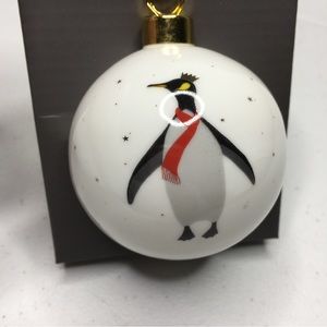 Sara Miller London for Portmeirion Christmas Penguin Bauble Ornament